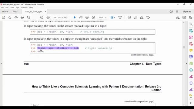 Python Data Types: Tuple | URDU/HINDI