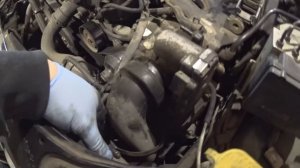 Снятие компрессора на Mercedes m271