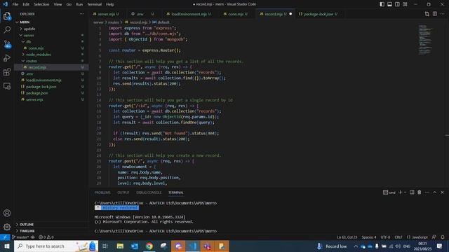 APDS   25 August 2023 Mongo DB a смотреть онлайн