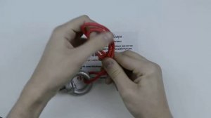 Узел восьмерка для поискового магнита. Шнур 5мм, Рым-болт М10