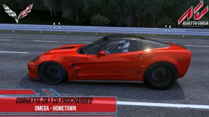 Сorvette ZR1 C6 Procharged 1000+Hp - OMEGA's Hometown 400+km h | Assetto Corsa.