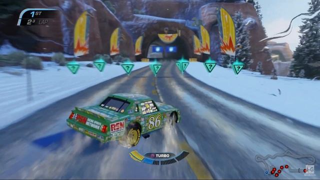 Cars 3: Driven to Win Battle Race - Radiator Springs Wheel Well Loop - Gameplay HD смотреть онлайн