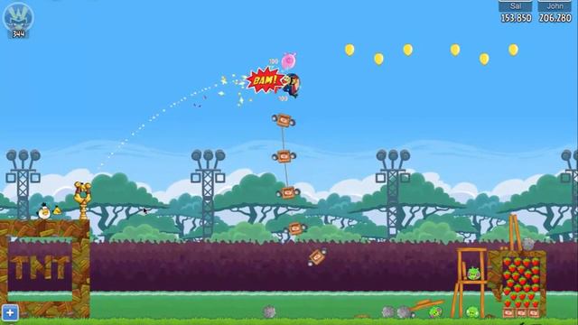 Angry Birds Friends TNT Tournament Level 5 Week 133 Power Up Highscore Walkthrough смотреть онлайн