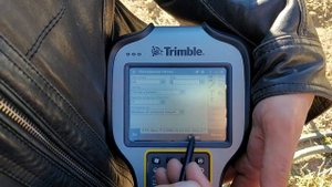 Измерение точек с помощью ровера Trimble R8s, с получением поправок от базовой станции по интернету