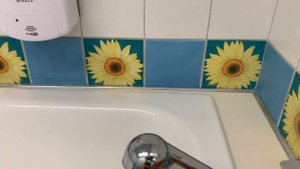 Ванная комната и туалет для детей в комнате матери и ребёнка аэропорт Домодедово г.Москва (Россия)