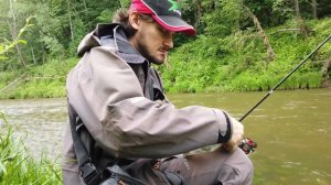 Эта блесна косит голавля, открыл спиннинговый сезон 2021. Мощные поклевки на перекате. [Пора ловить