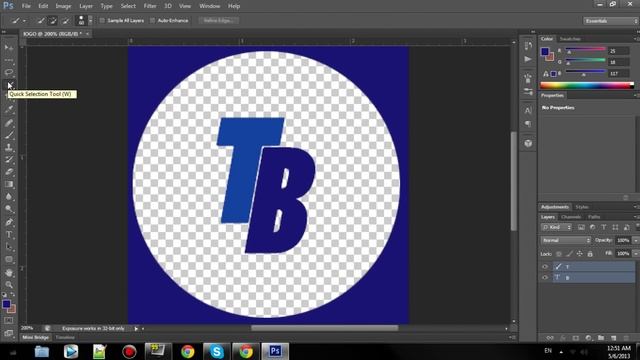 Создание логотипа на программе Adobe Photoshop CS6 смотреть онлайн