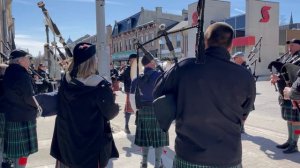 Fergus Pipe Band Tartan Day 2023 #13