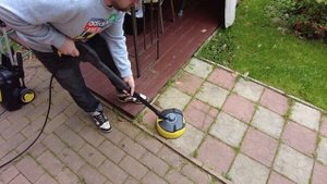 Обзор насадки T-Racer T 5 Karcher. Мойка дорожки. Мойка ДПК.