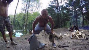 Смешные моменты The Братья! Ночь в ЛЕСУ. Безумные прыжки. БАНЯЯЯ