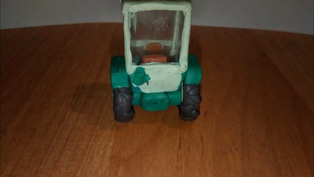Cool Hobby: Plasticine Product The Tractor SMZ Крутое хобби: Пластилиновая лепка Трактор ЮМЗ