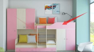 ДВУХЪЯРУСНАЯ КРОВАТЬ ЛЕО