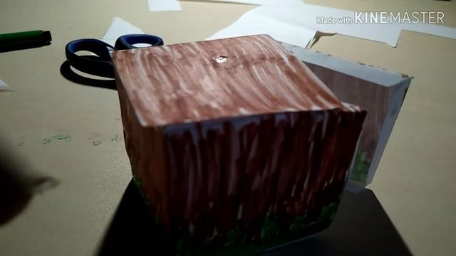 Как сделать блок земли из бумаги смотреть онлайн