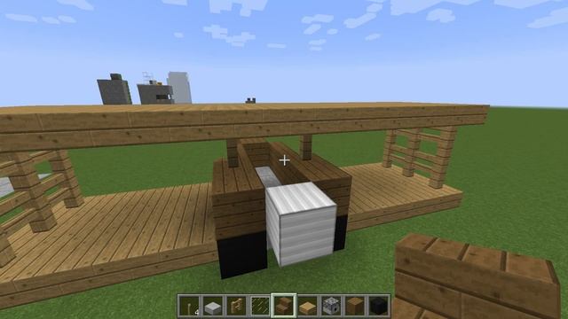 как сделать красивый самолет(кукурузник) в Minecraft! смотреть онлайн