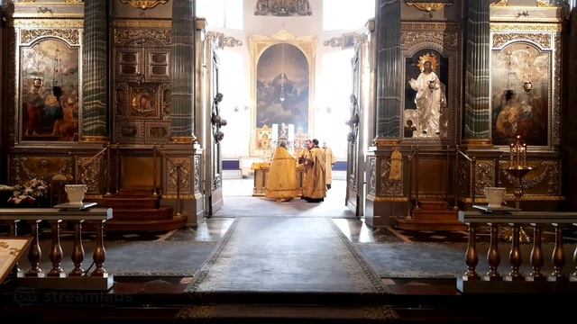 Божественная литургия в Казанском кафедральном соборе в Неделю 6-ю по Пятидесятнице смотреть онлайн