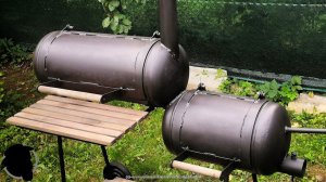 Американская Коптильня не Мангал, не Печь для Казана, из Баллонов Своими Руками - Реверсивный Смокер