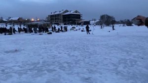 Утренний обзор с водоема! Клевое место, Юдино