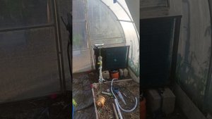 Тепловой насос, теплица -  солнечный коллектор, грунтовый теплообменник.