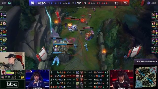 ЧОГАТ + СЕННА БОТ ОТ Т1 | T1 VS DRX | LCK SPRING 2023