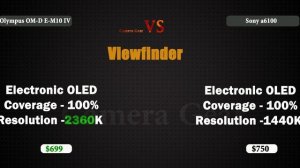 Olympus OM-D E-M10 IV Vs Sony Alpha a6100