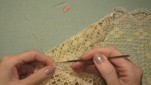 Квадратный мотив _Ажурный ананас_ #29 - кайма часть 5 заключительная..