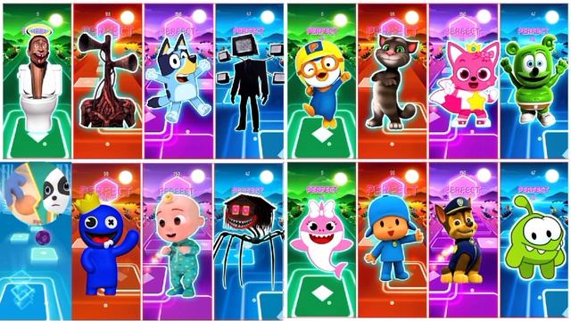 Bluey Bingo Friends And Baby Shark ? All Megamix Game Video ? Pinkfong friends ? Gummy Bear Show смотреть онлайн