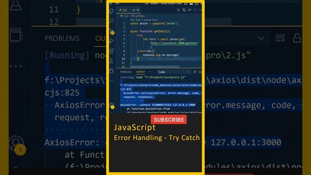JavaScript in Telugu: Error Handling in JavaScript (Try, Catch) JavaScript Tutorial For Beginners,J