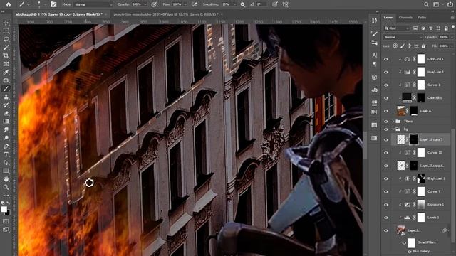 Alodia as Mikasa | Photoshop x AoT смотреть онлайн