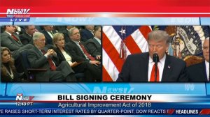 BILL SIGNING: President Trump Signs Farm Bill While Budget Battle Continues (FNN)