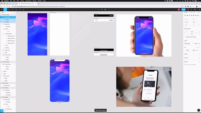 Create iPhone X Mockup using Figma (no Photoshop) - No Fluff Design смотреть онлайн