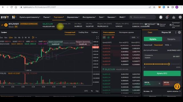 БИРЖА BYBIT - КАК ЗАРЕГИСТРИРОВАТЬСЯ. КАК ВЫСТАВЛЯТЬ ОРДЕРА НА БИРЖЕ BYBIT.
