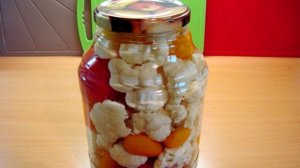 Маринованная цветная капуста на зиму в банках