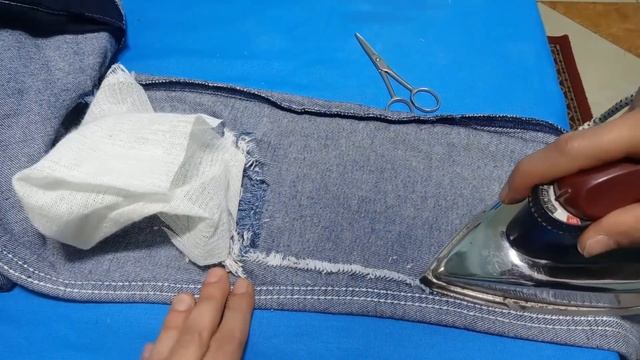 How to sew jeans / repair jeans
