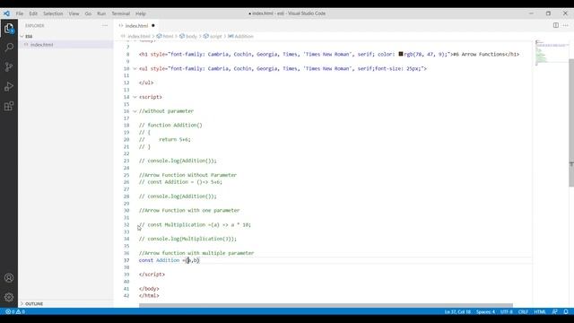 ES6 | #6 ES6 - JavaScript Arrow Functions | Step by Step Tutorial for ES6 - JavaScript