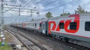 ЭП2К с вагонами габарита Т и класса РИЦ