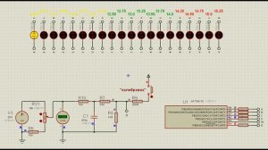 AVR в PROTEUS-е_LED индикатор на ATtiny13