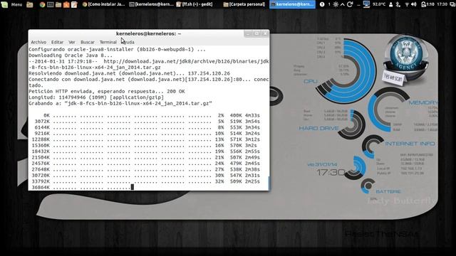 Como instalar Oracle Java 8 en Ubuntu 13.10 - Kerneleros смотреть онлайн