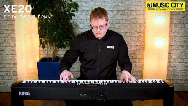Demo Đàn Piano Korg XE20 - Music City смотреть онлайн