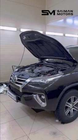 Скрытая установка лебедки Toyota Fortuner + шумоизоляция салона