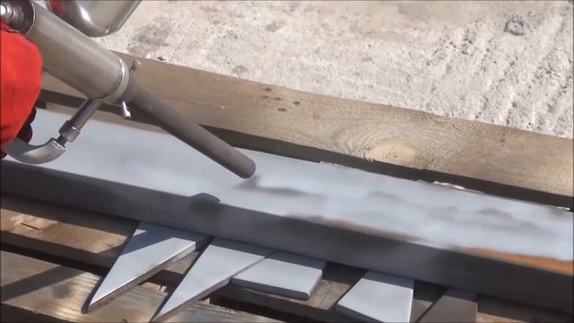 Пескоструйная обработка от ржавчины и напыление цинка (цинкование)