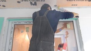 Монтаж откосов, сэндвич панель | Пластиковые откосы своими руками
