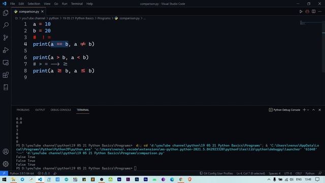 #2 Python Basics | Python Tutorial For Beginners