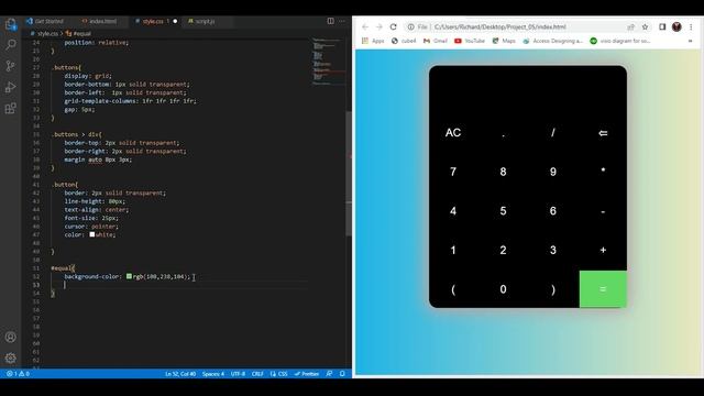 Build Simple Calculator With JavaScript HTML CSS 100% Exam Question Solved  | JavaScript Project