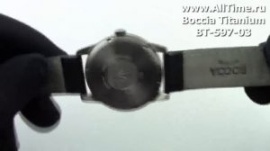 Мужские наручные часы Boccia Titanium BT-597-03