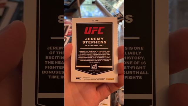 A Jeremy Stephens UFC Fighter Trading Card by Panini.