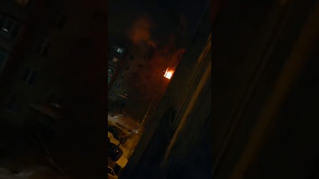Пожар в Новочебоксарске район иваново