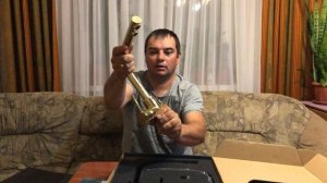 Распаковка смесителя Paulmark Essen Es213011-G для кухонной мойки в золотом цвете