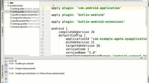 Курс 2. 5. Обновление gradle в Android Studio.