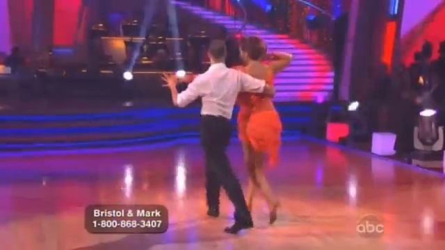 Bristol Palin and Mark Ballas Dancing with the Stars week 8 Samba смотреть онлайн
