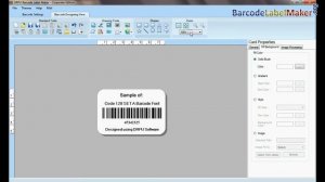 Generate linear barcode with Code 128 SET A barcode font standard